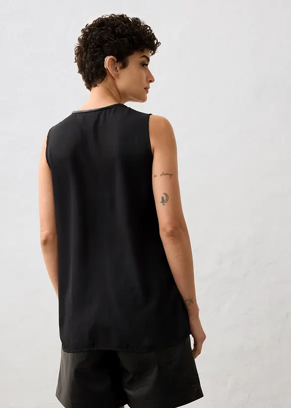 Singlet med forstykke i lammenappa, bonprix