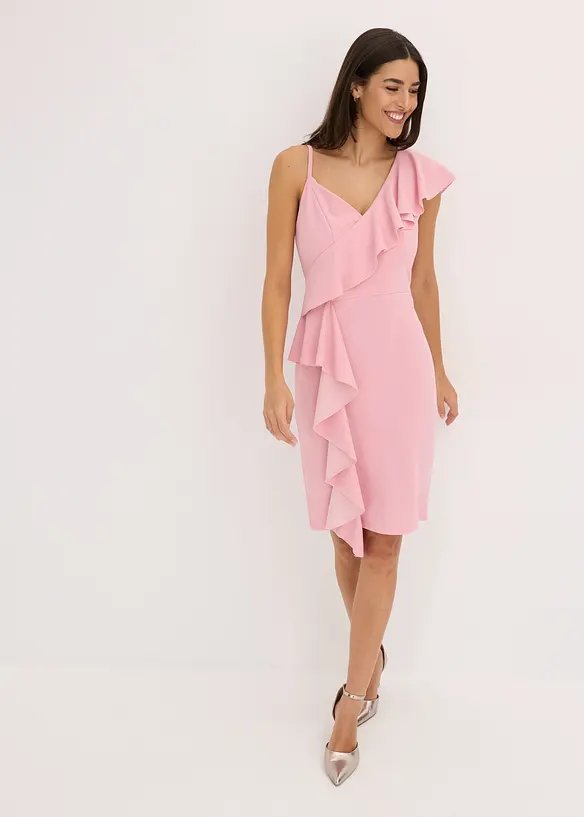 Bodycon-kjole i strukturert krepp, bonprix