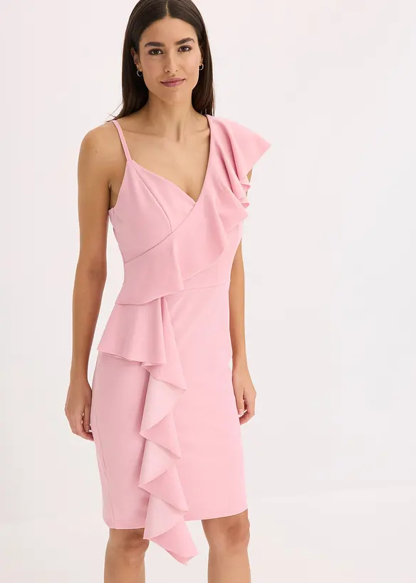 Bodycon-kjole i strukturert krepp, bonprix