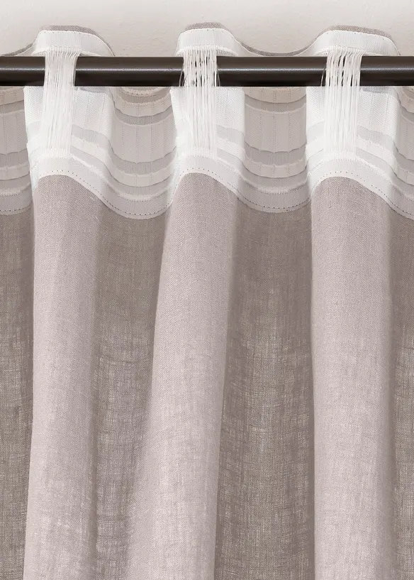 Gardin i lin (1-pack), bonprix