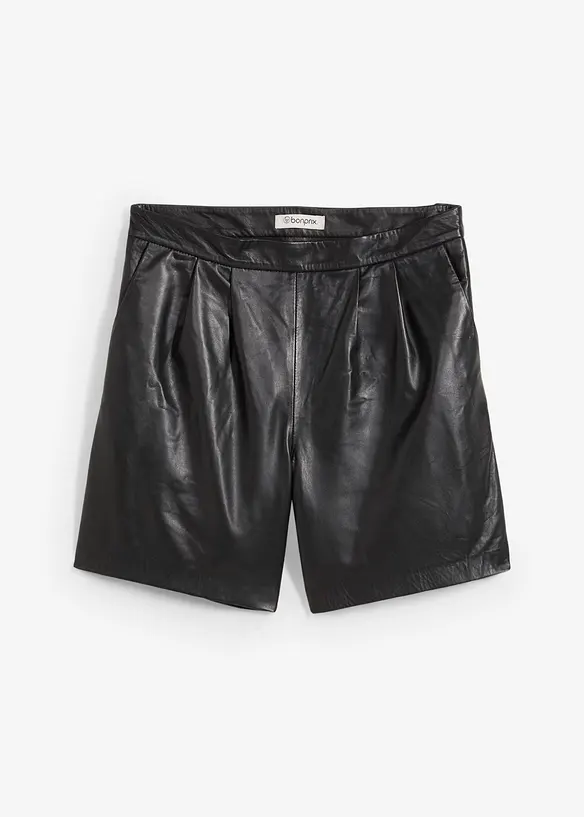 Skinnshorts i lammenappa, bonprix