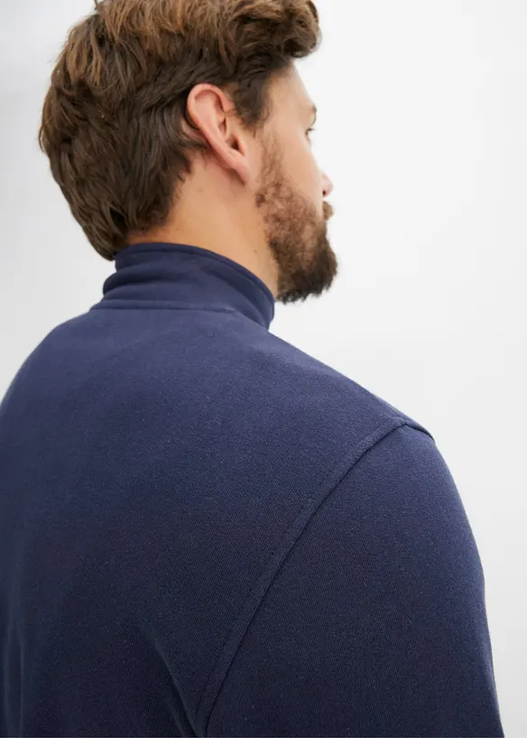Sweatshirt med troyer-krage, bonprix