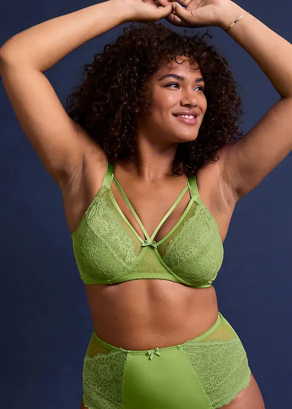 Minimizer-BH med forseggjorte blonder, bonprix