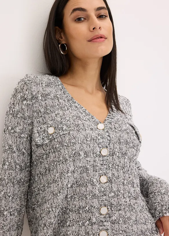 Cardigan i bouclé, bonprix