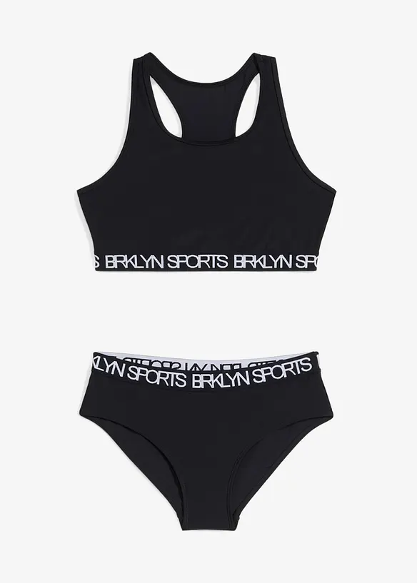 Trenings-bikini med bryterrygg (2-delt sett), bonprix