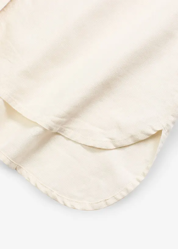Skjortebluse i fin viskosemiks, bonprix