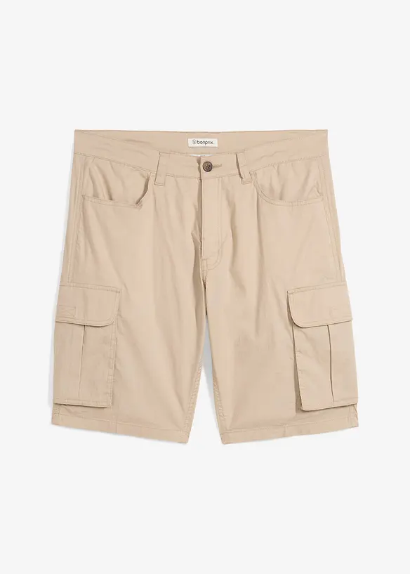 Cargo-bermudashorts med stretch, Regular Fit, bonprix