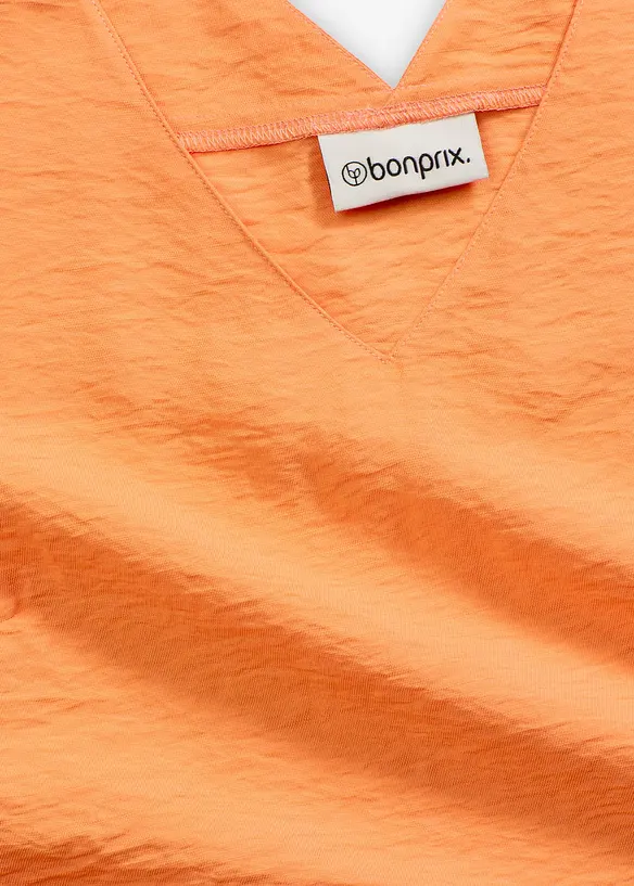 Blusetopp i myk viskosemiks, bonprix
