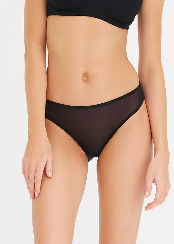 Truse i mesh (3-pack), bonprix