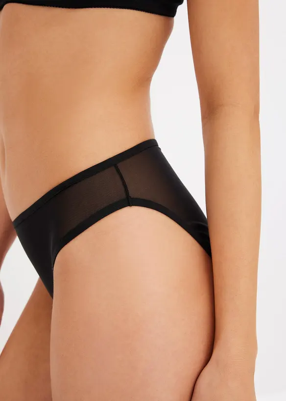 Truse i mesh (3-pack), bonprix