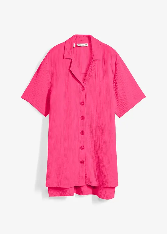 Skjorte i musselin, bonprix