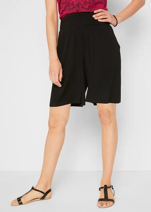 Jersey-bermudashorts i viskosemiks, bonprix