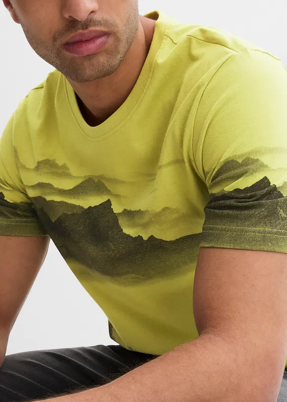 T-skjorte i &oslash;kologisk bomull, bonprix