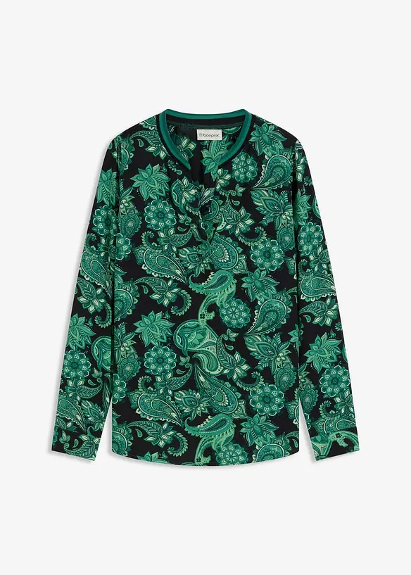 Blusetunika i lett viskose, bonprix