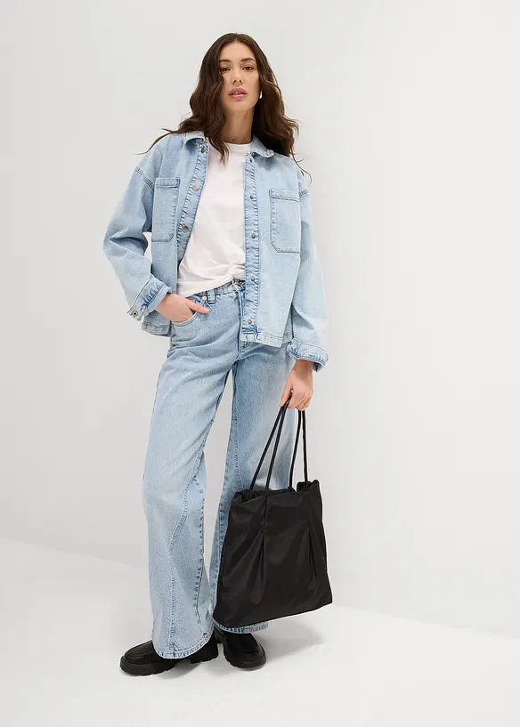 T-skjorte i &oslash;kologisk bomull, bonprix