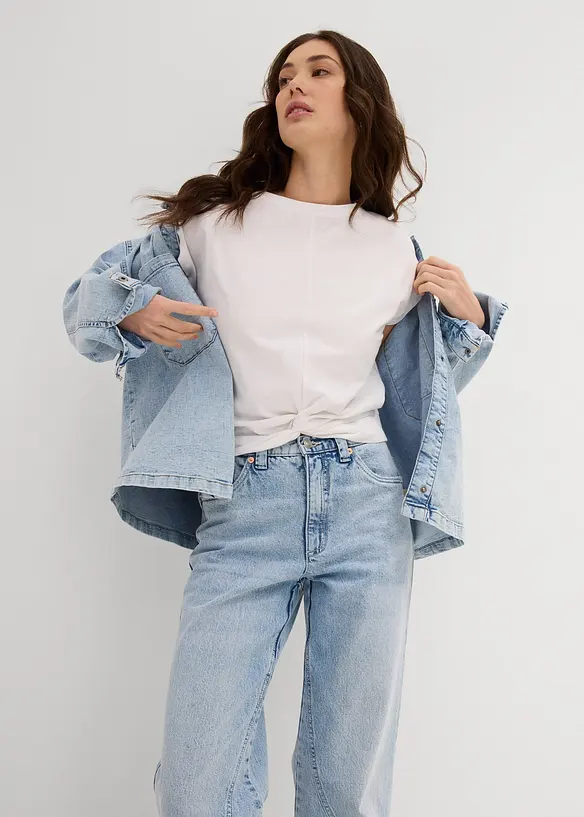 T-skjorte i &oslash;kologisk bomull, bonprix