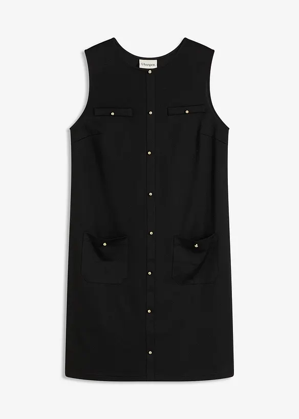 Kjole med dekorative knapper, bonprix
