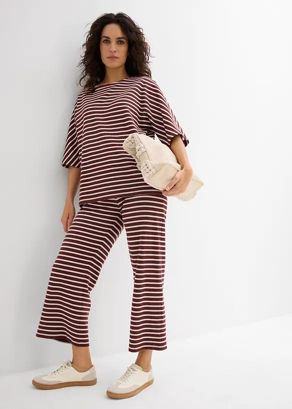 Oversized sweatshirt i 100% bomull, bonprix