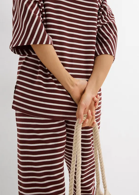 Oversized sweatshirt i 100% bomull, bonprix