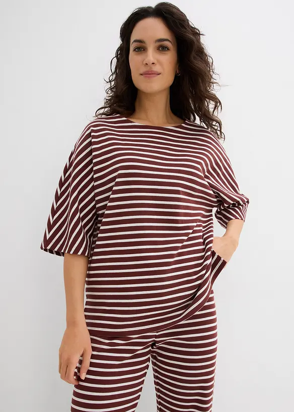 Oversized sweatshirt i 100% bomull, bonprix