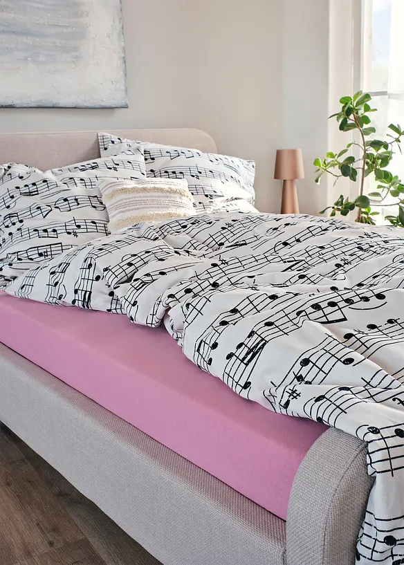 Sengesett med notem&oslash;nster, bonprix