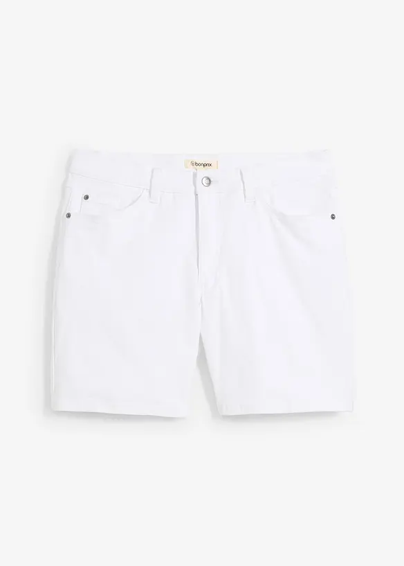 Denimshorts med stretch, Loose Fit ekstra vid, bonprix