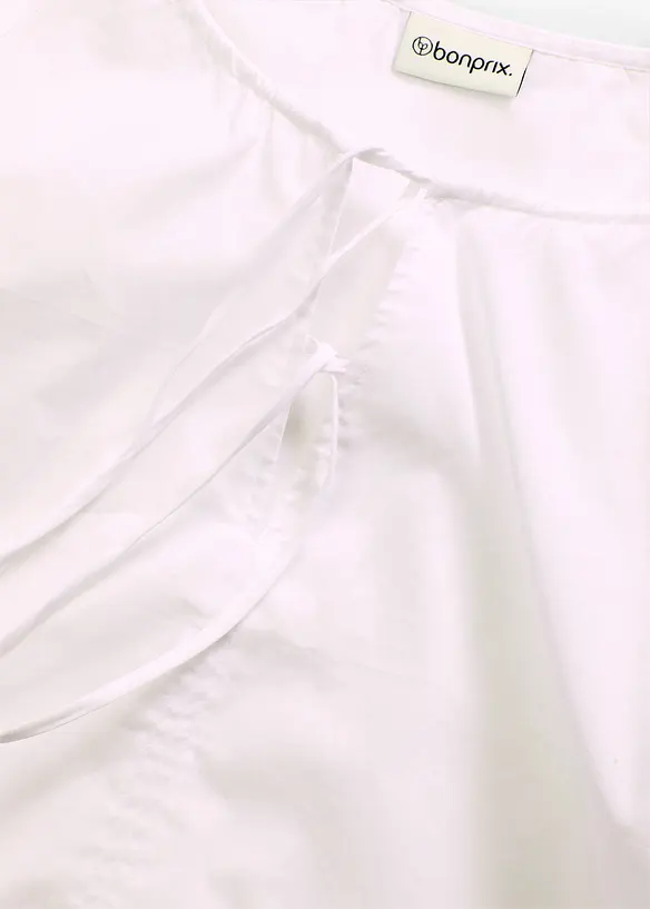 Bluse i ren økologisk bomull, bonprix