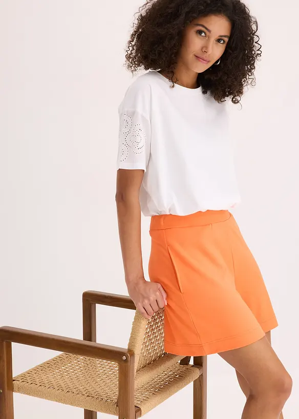 Pull on-shorts i behagelig Punto di Roma-materiale, bonprix