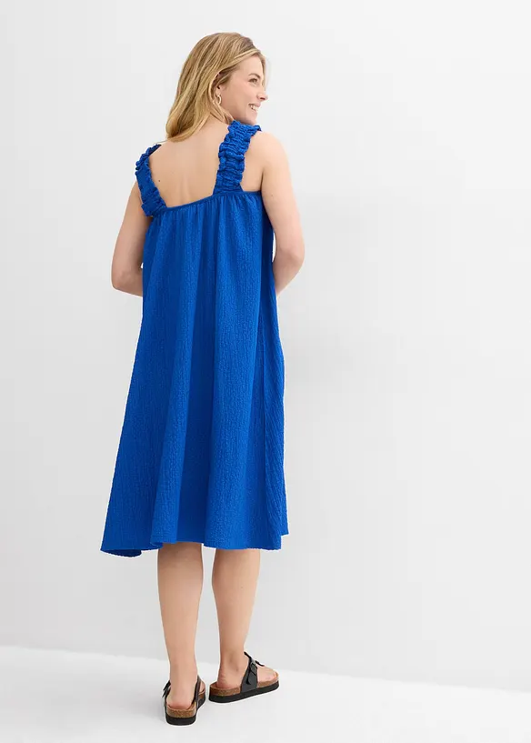 Jerseykjole i lett strukturert krepp, bonprix