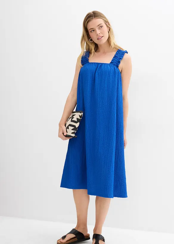 Jerseykjole i lett strukturert krepp, bonprix