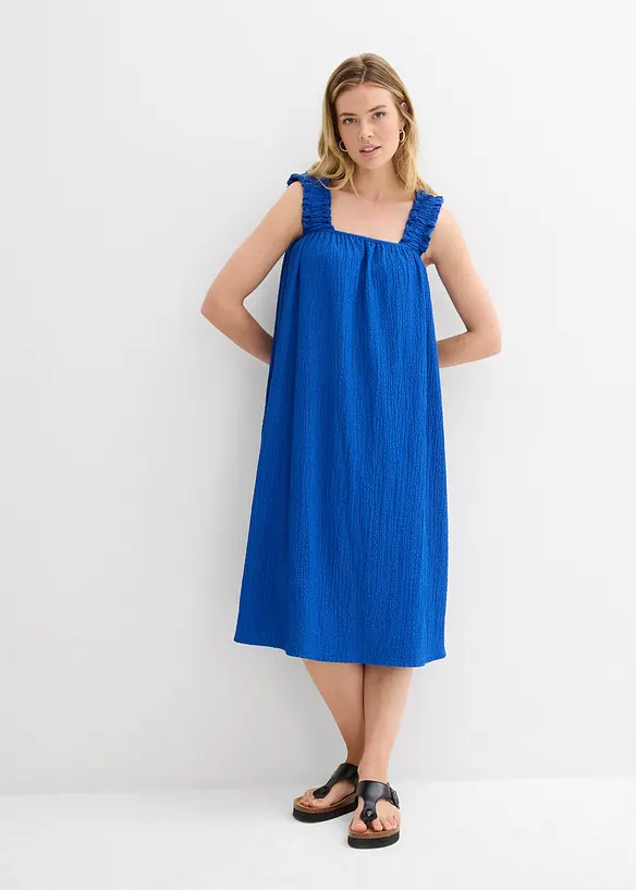 Jerseykjole i lett strukturert krepp, bonprix