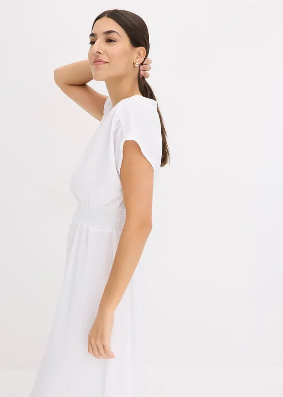 Jerseykjole i lett krepp, bonprix