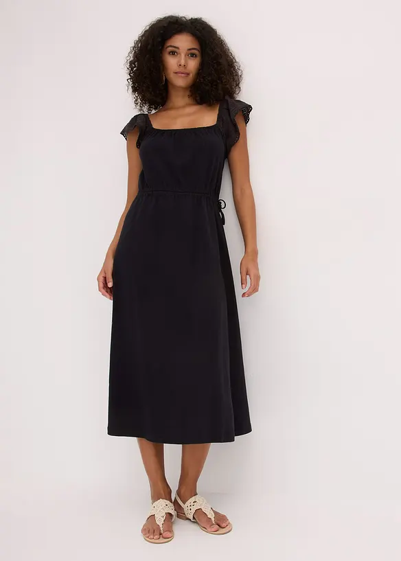 Jerseykjole i &oslash;kologisk bomull, bonprix