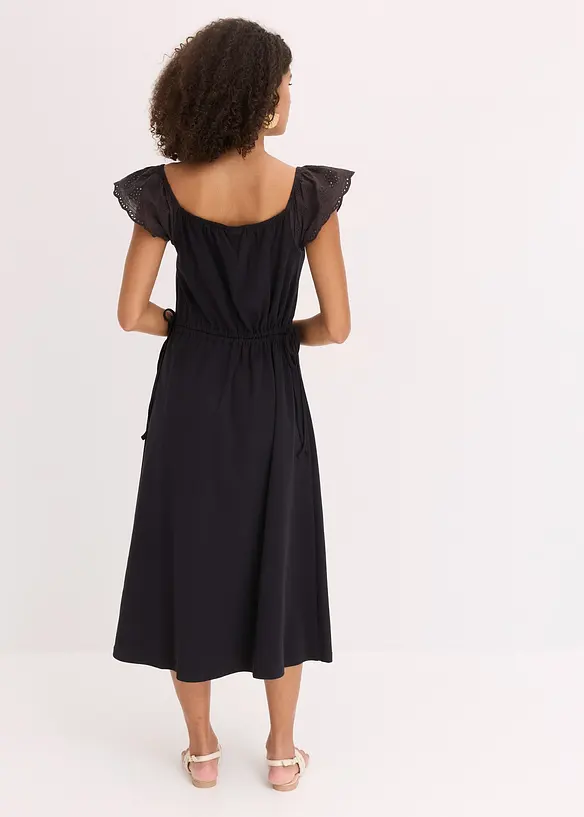 Jerseykjole i &oslash;kologisk bomull, bonprix