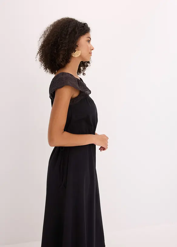 Jerseykjole i &oslash;kologisk bomull, bonprix