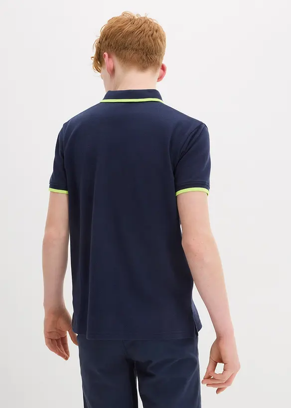 Piké-poloskjorte i 100% bomull, bonprix