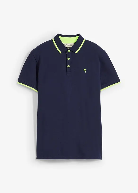 Piké-poloskjorte i 100% bomull, bonprix