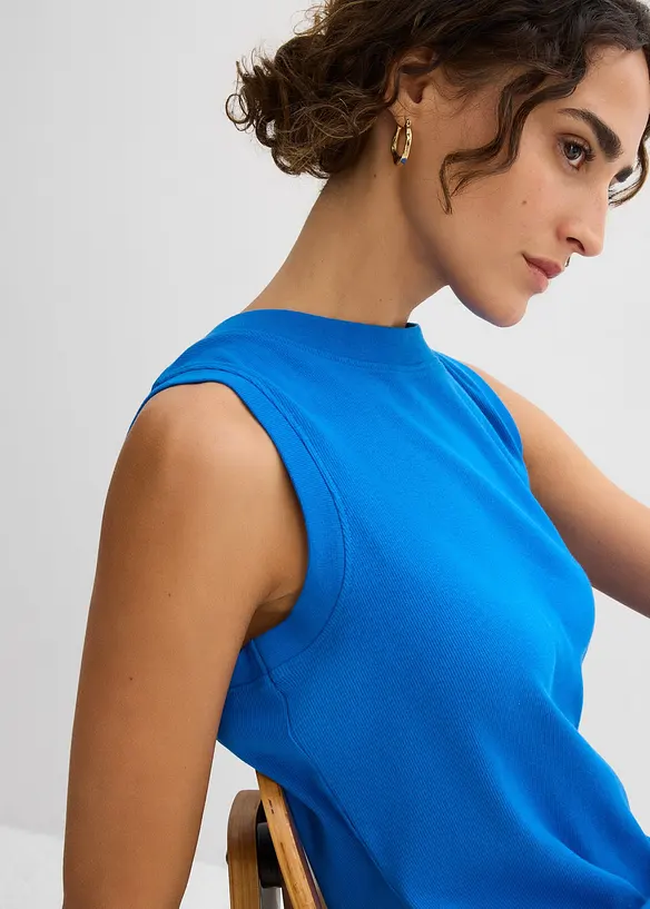 Jerseykjole  i bomull med stretch, bonprix