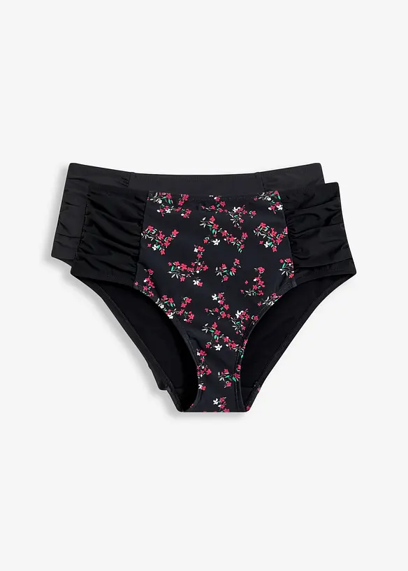 Shape-bikinitruse (2-pack) av resirkulert polyamid, sterkt figurformende, bonprix