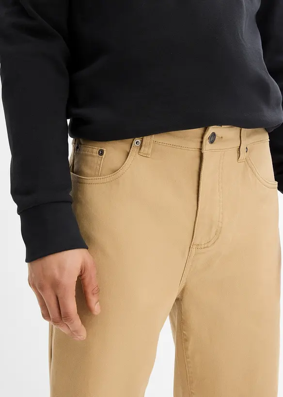 Classic Fit stretchbukse, Straight, bonprix