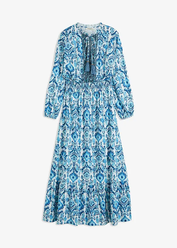 Maxikjole med print, bonprix