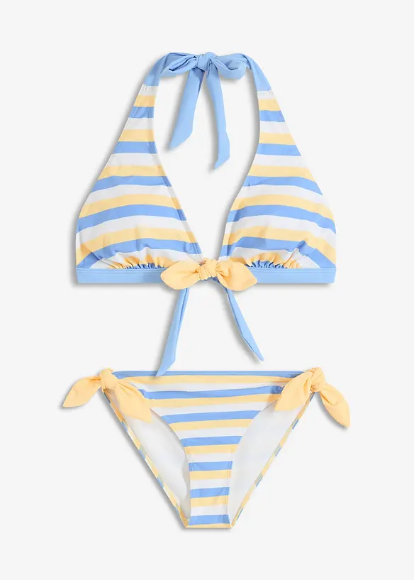 Halterneck-bikini med knytebånd (2-delt sett), bonprix