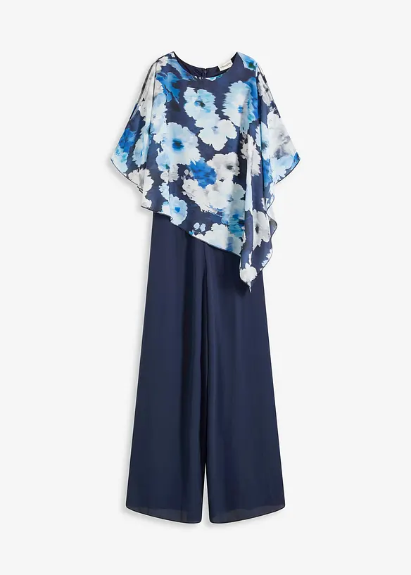 Jumpsuit med cape, bonprix