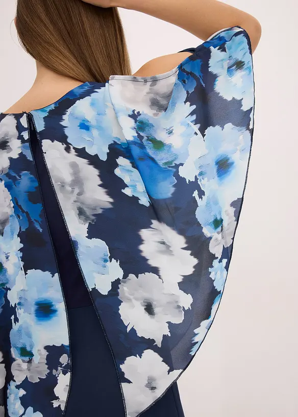 Jumpsuit med cape, bonprix