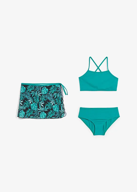 Bikini og skjørt (3-delt sett), bonprix