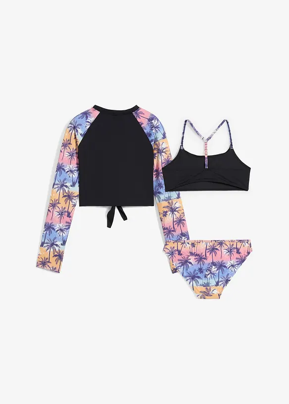 Bikini og badetopp (3-delt sett), bonprix