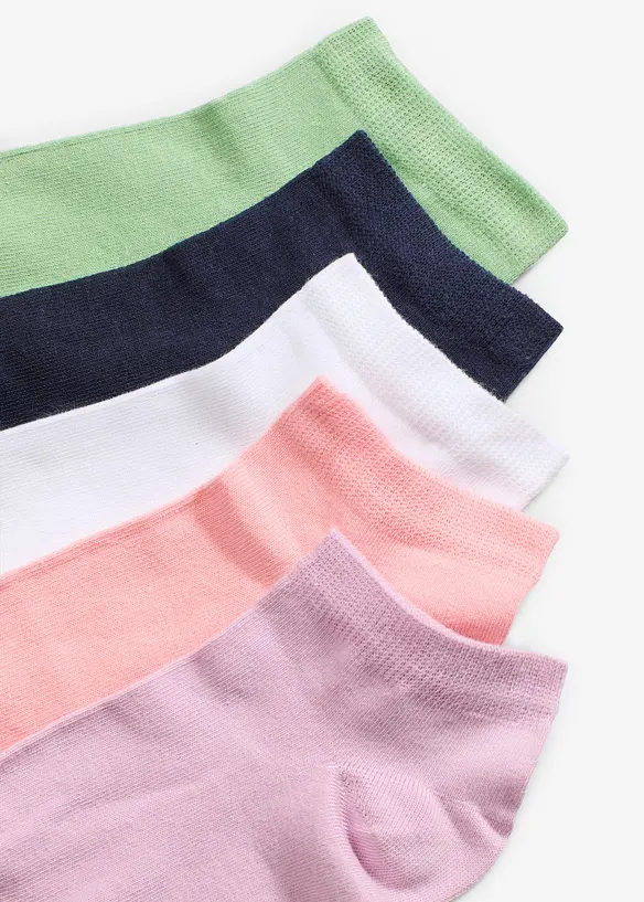 Sneakerssokker med økologisk bomull (7-pack), bonprix
