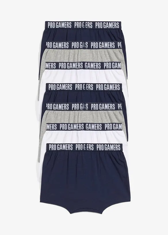 Boksershorts med myk bomull (7-pack), bonprix