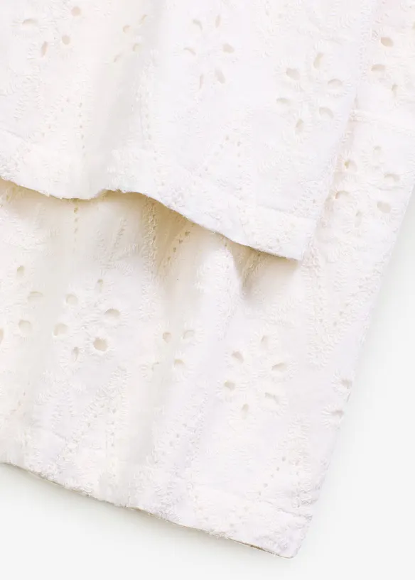 Culotte med hullbroderi, bonprix