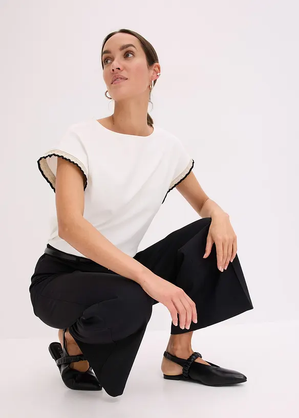Forseggjort topp, bonprix